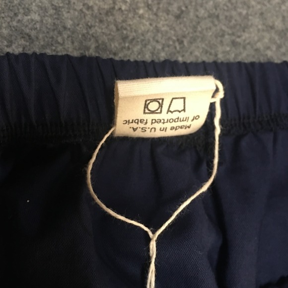 Skirt ORGANIC Girls 10/12 Midi Navy Blue Ruffle Tiered Cotton Mom and Pop's Kids - Picture 6 of 9